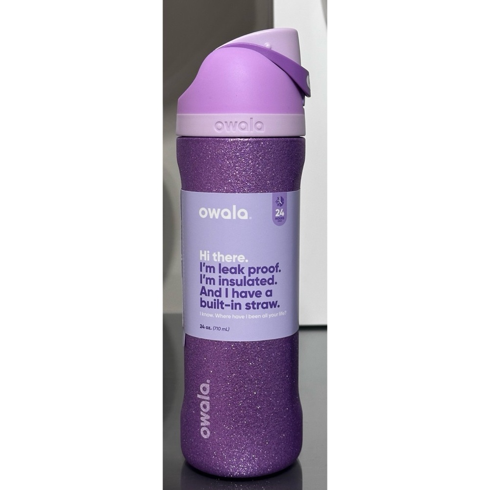 OWALA COLOR DROP “SO EGGSTRA” 24oz FreeSip Water Bottle‎
